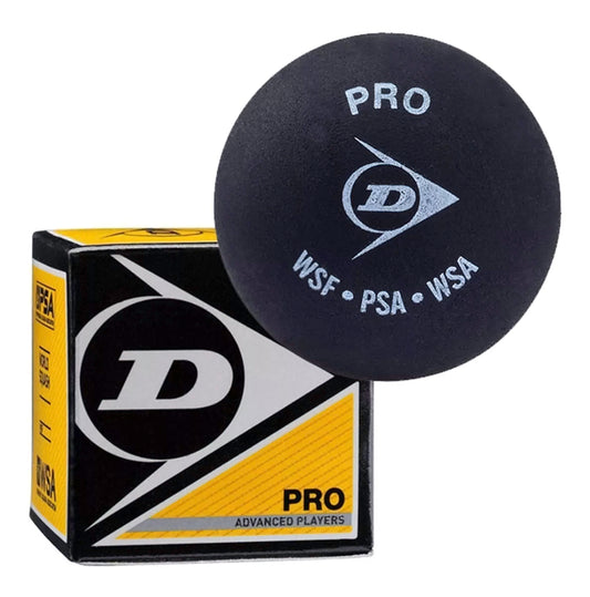 Pelota De Squash Dunlop Psa Dos Puntos Amarillos